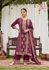 Sargun Edition 8 By Alok Viscose Maslin Jacquard Dress Material